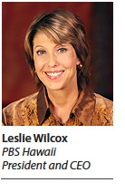 Leslie Wilcox, President and CEO of PBS Hawaii