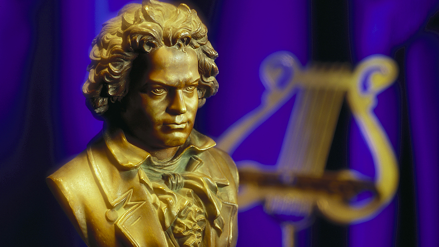 My Music CLassical Rewind. Bust statue of Beethoven