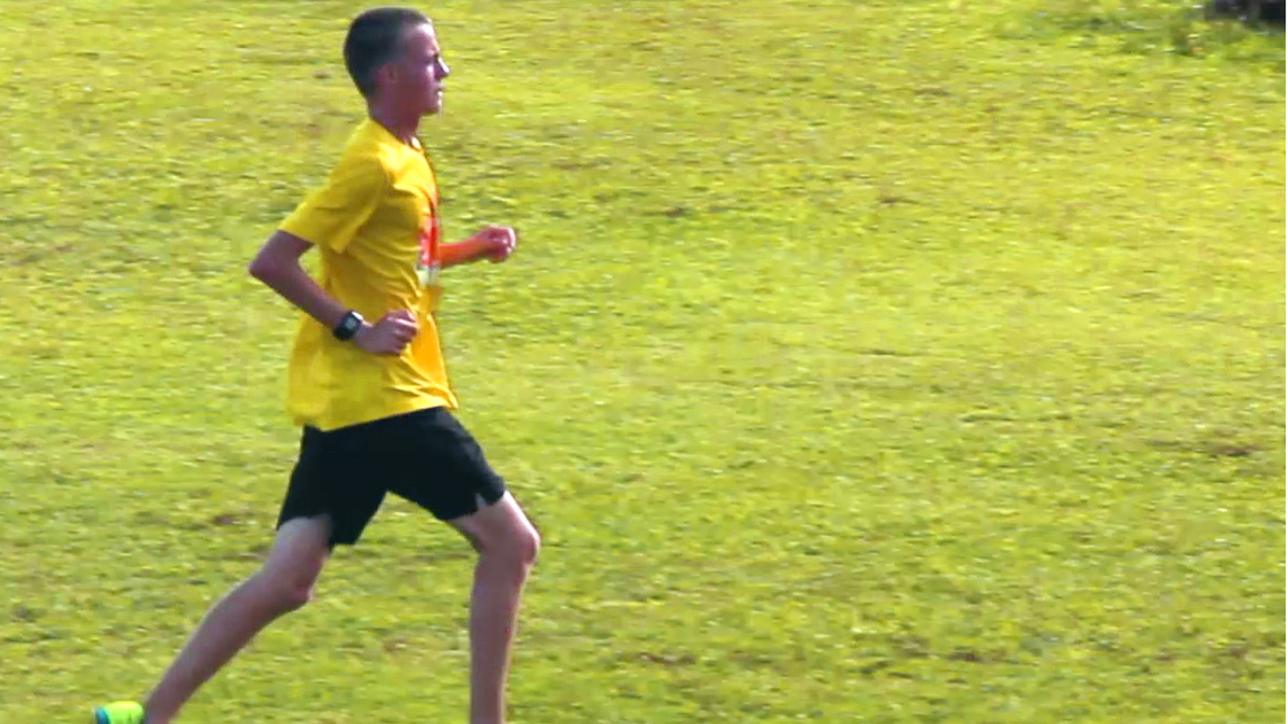 Josh Miller a junior who recovered from a traumatic trail-bike injury