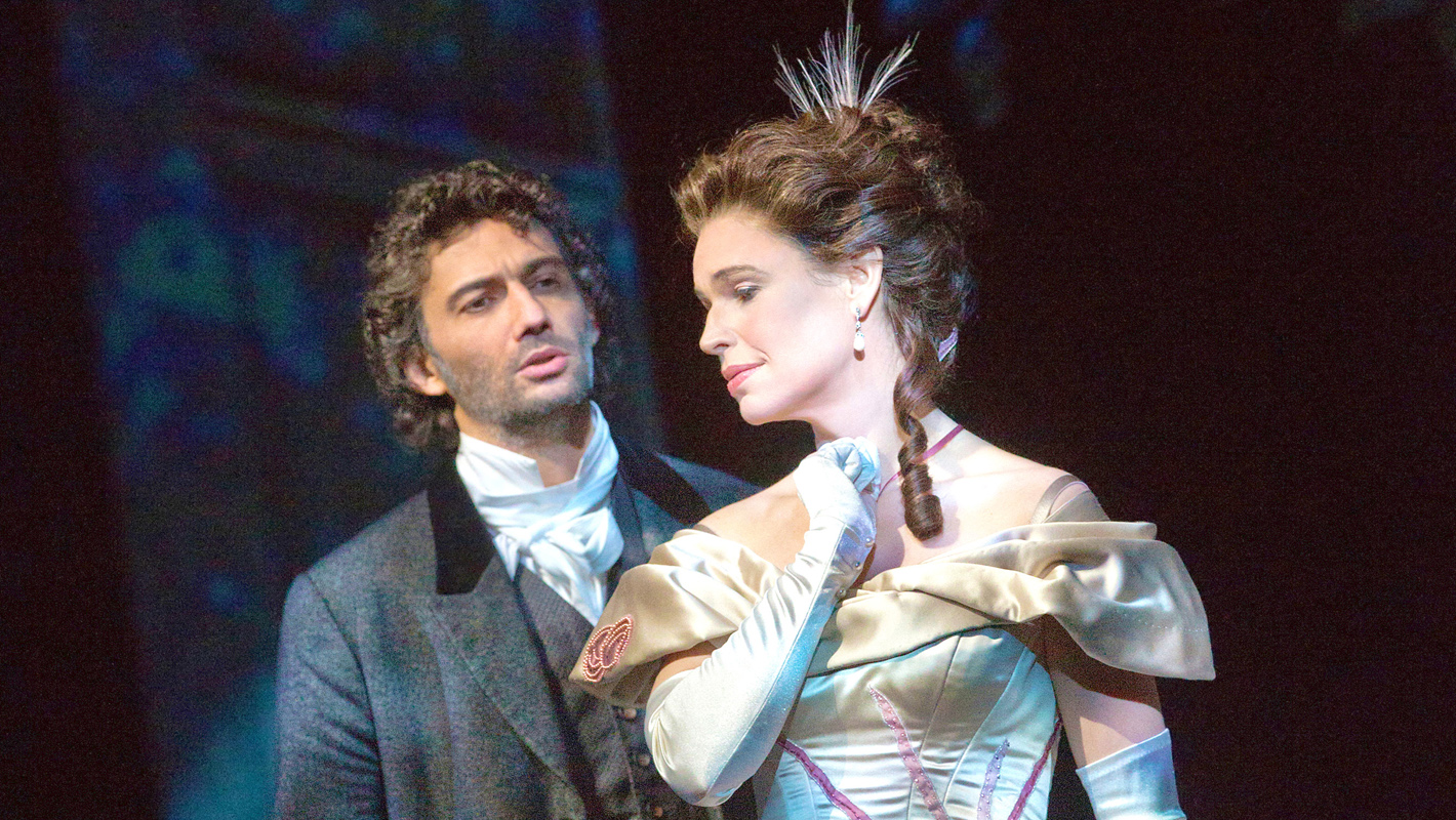 Jonas Kaufmann as the title character and Sophie Koch as Charlotte in Massenet's "Werther."