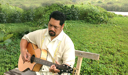 Nathan Aweau performs on Na Mele on PBS Hawaii