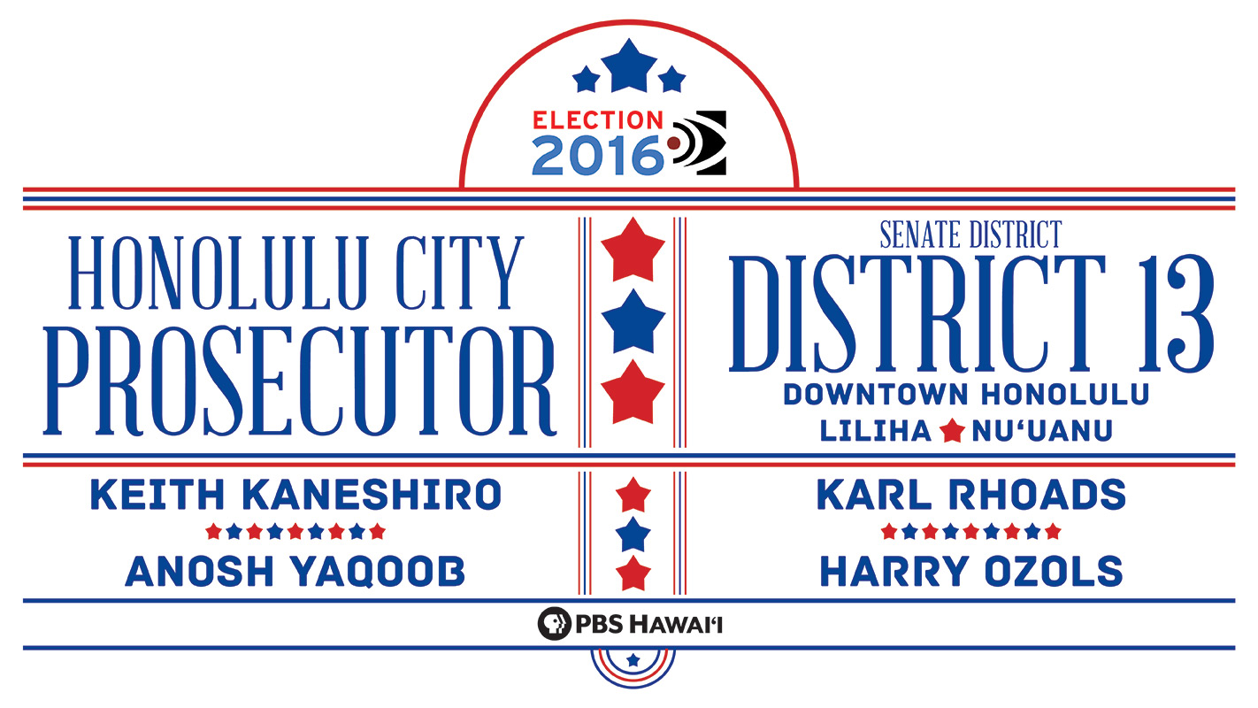 INSIGHTS ON PBS HAWAI‘I <br/>Honolulu City Prosecutor <br/>State Senate District 13