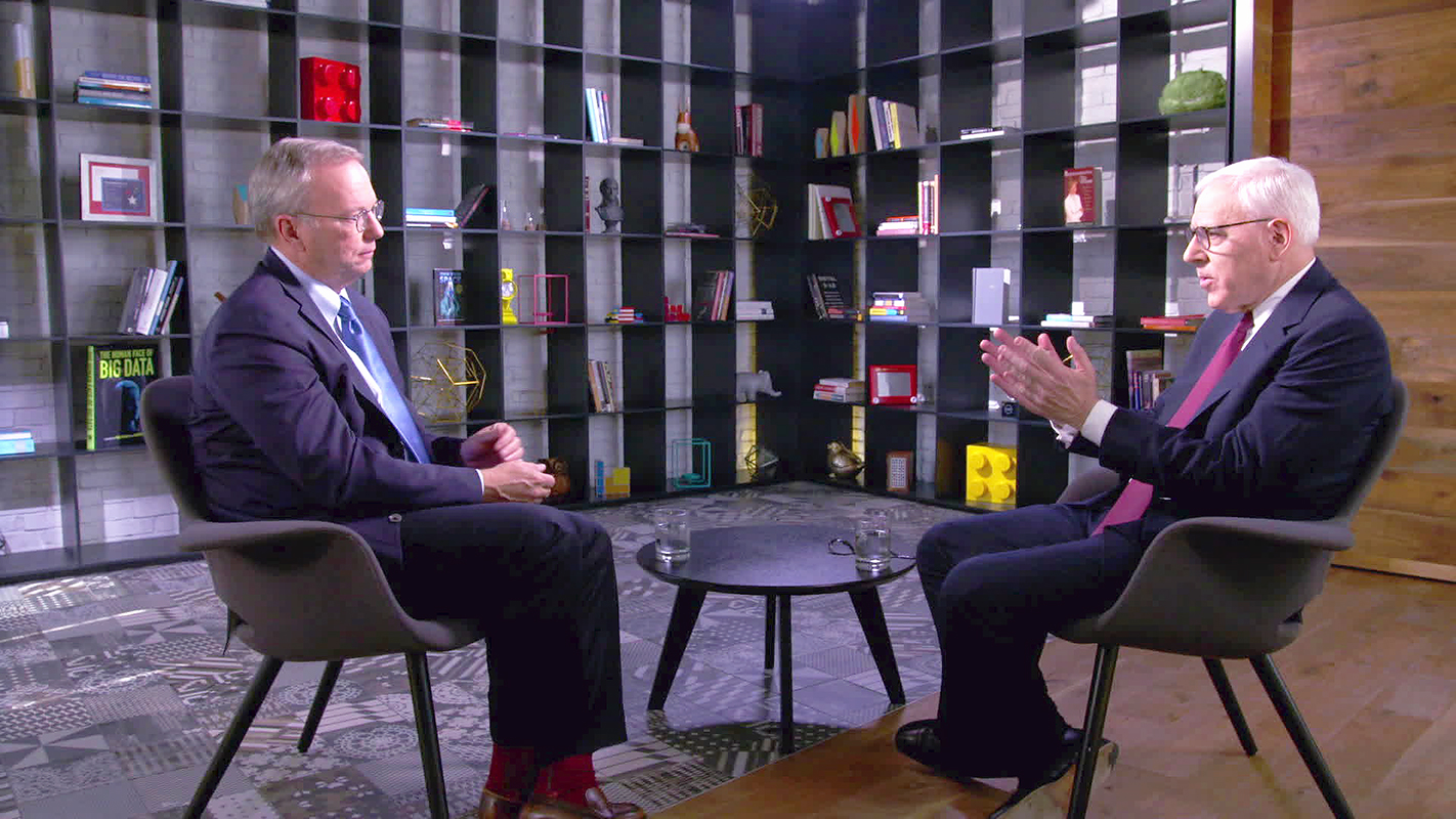 THE DAVID RUBENSTEIN SHOW: PEER TO PEER CONVERSATIONS  <br/>Eric Schmidt