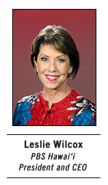 Leslie Wilcox, PBS Hawai‘i President and CEO