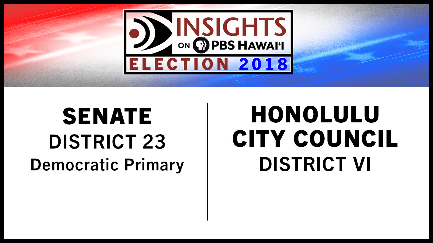 INSIGHTS ON PBS HAWAI‘I <br/>State Senate District 23 <br/>Honolulu City Council District VI