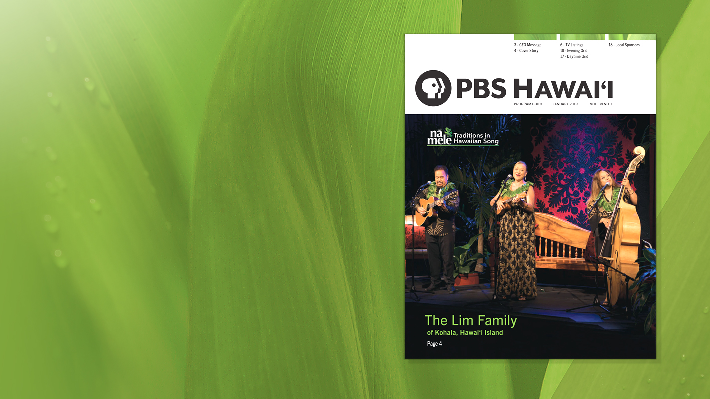 The PBS HAWAIʻI January 2019 Program Guide