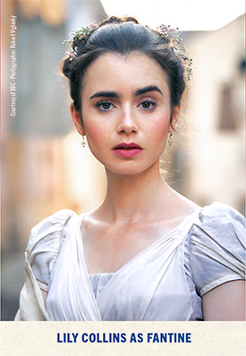 Les Misérables: Lily Collins as Fantine