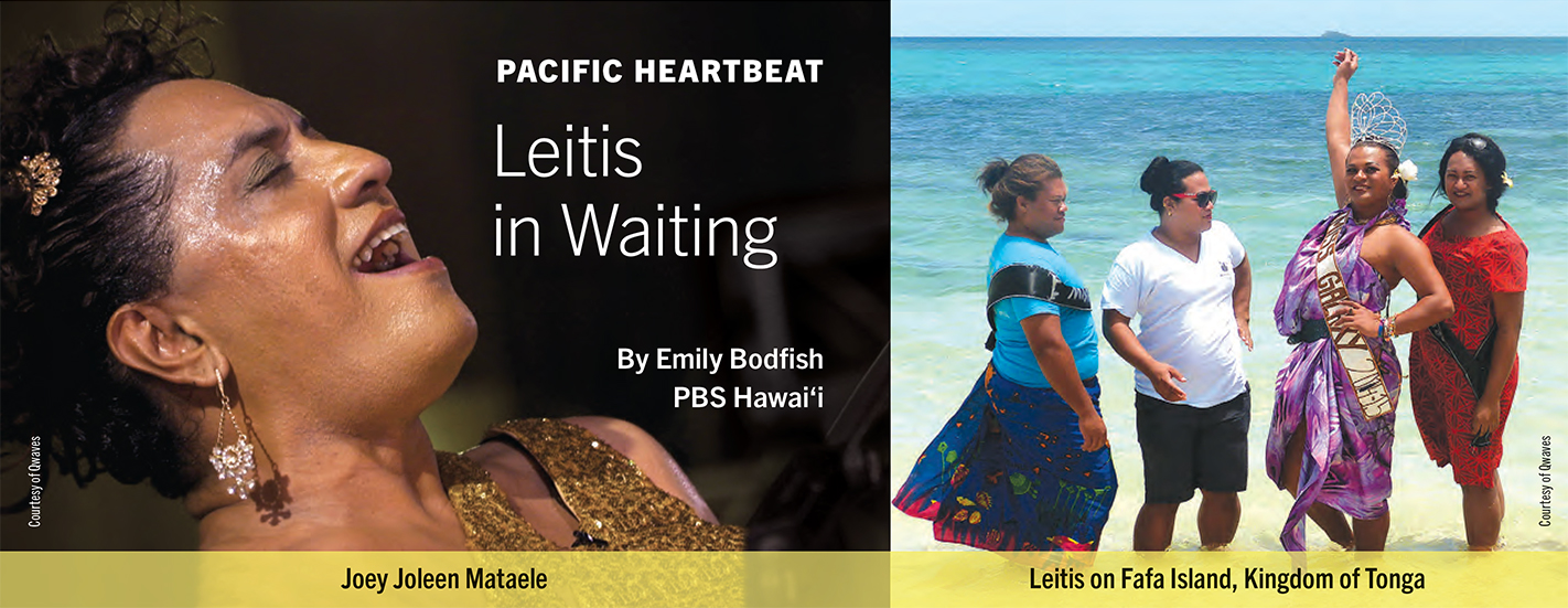 Pacific Heartbeat's Leitis in Waiting. The May Program Guide cover story by Emily Bodfish