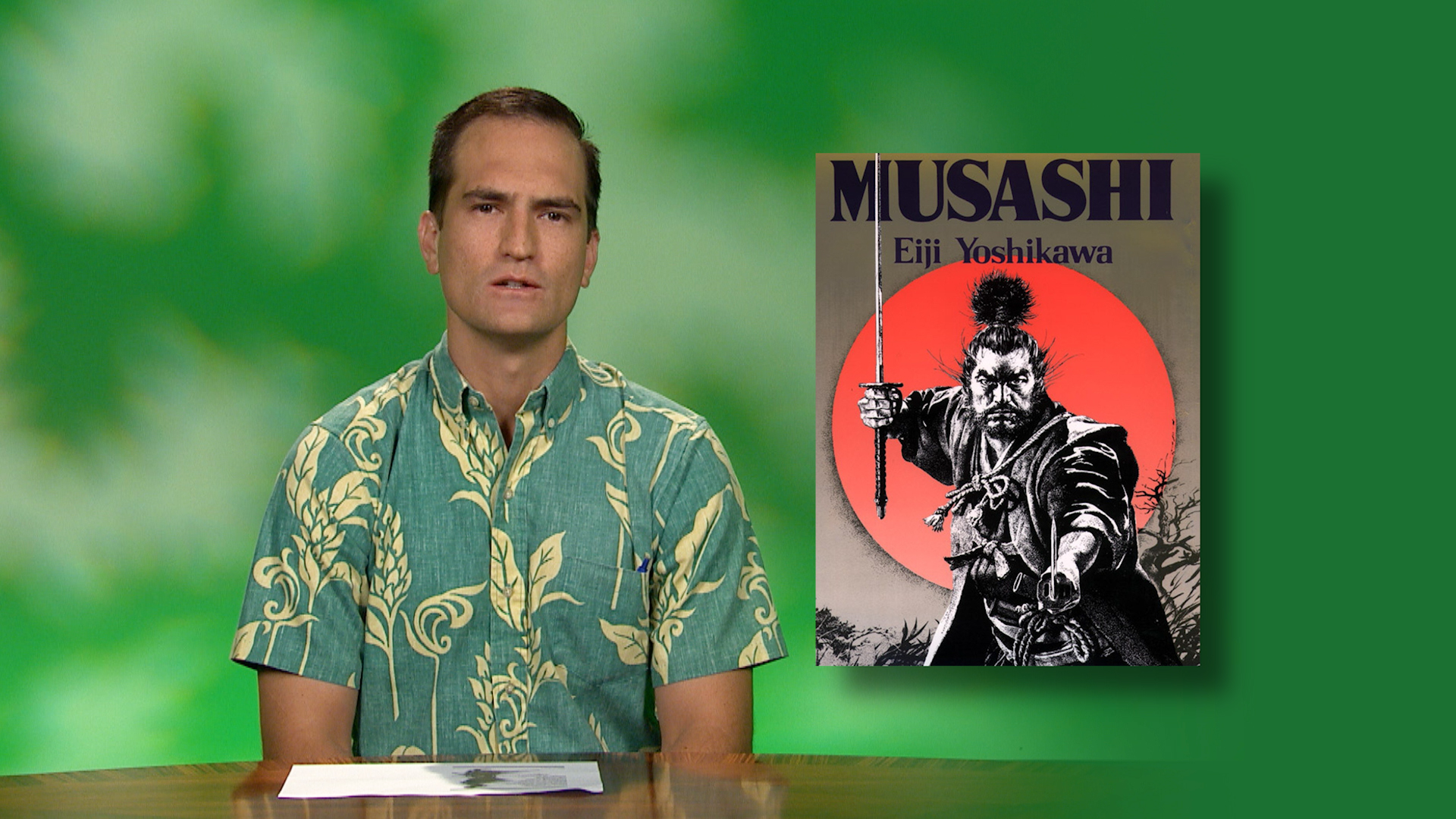 Jake Fergus reads “Musashi” <br/>GET CAUGHT READING