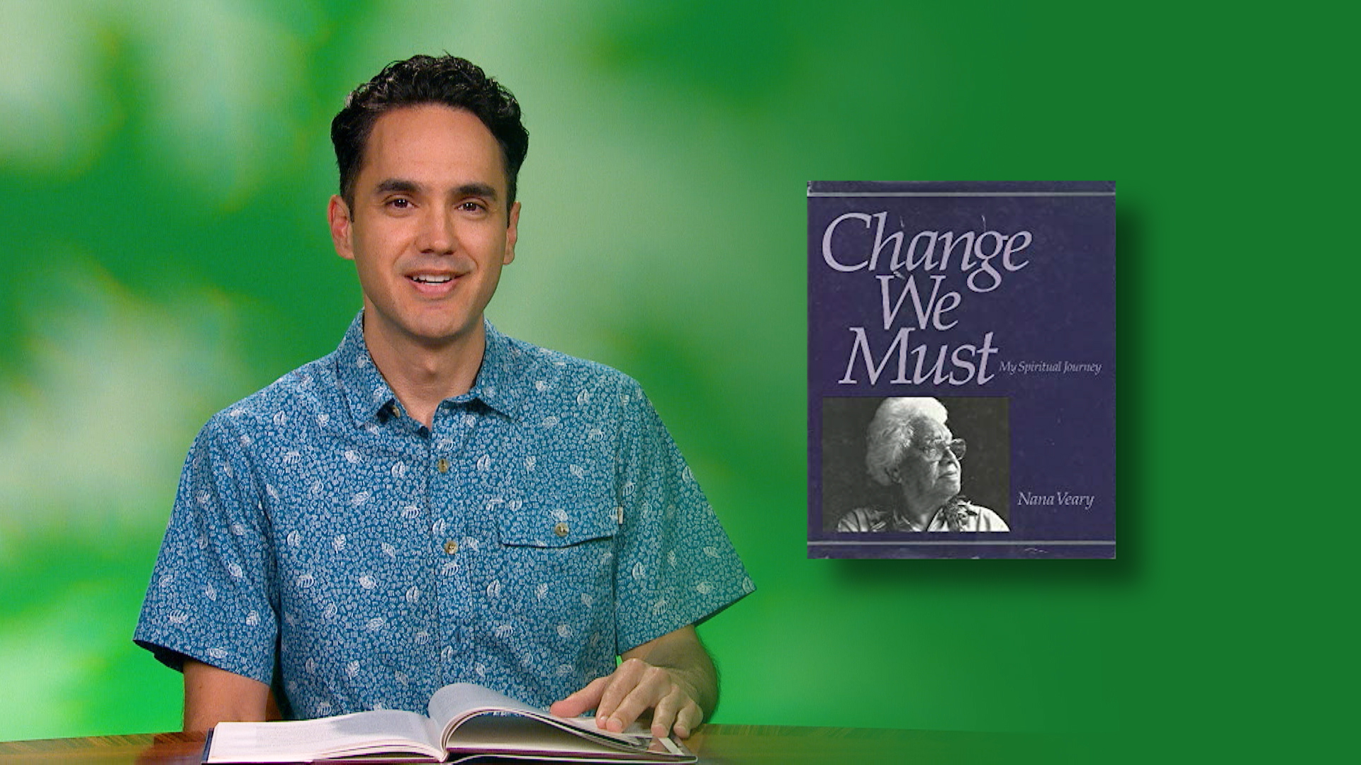 Kamani Kualaʻau reads “Change We Must” <br/>GET CAUGHT READING