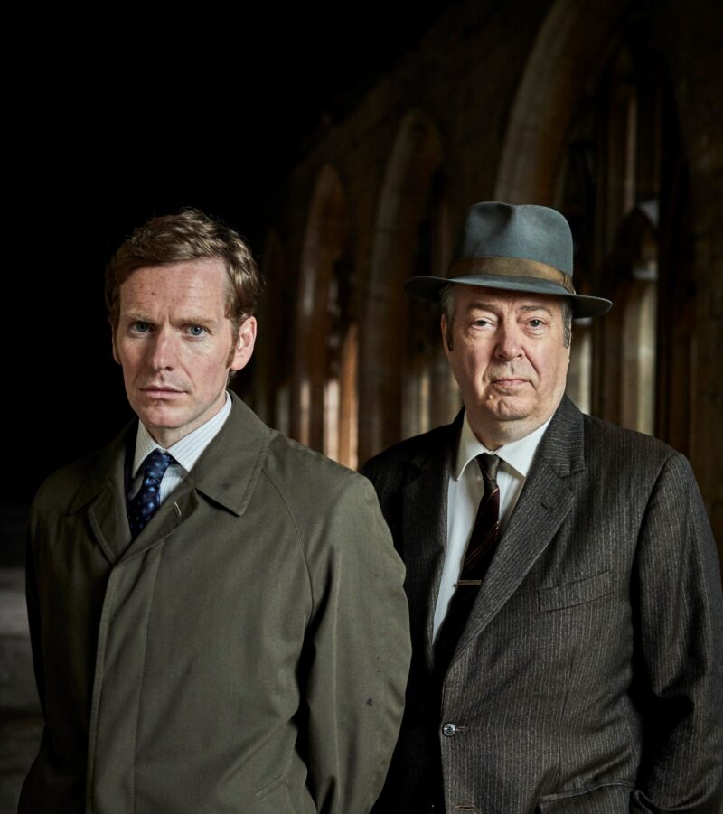 MASTERPIECE Mystery!
“Endeavour” Season 7

Shown from left to right: Shaun Evans as Endeavour Morse and Roger Allam as Fred Thursday

(C) Mammoth Screen

For editorial use only.