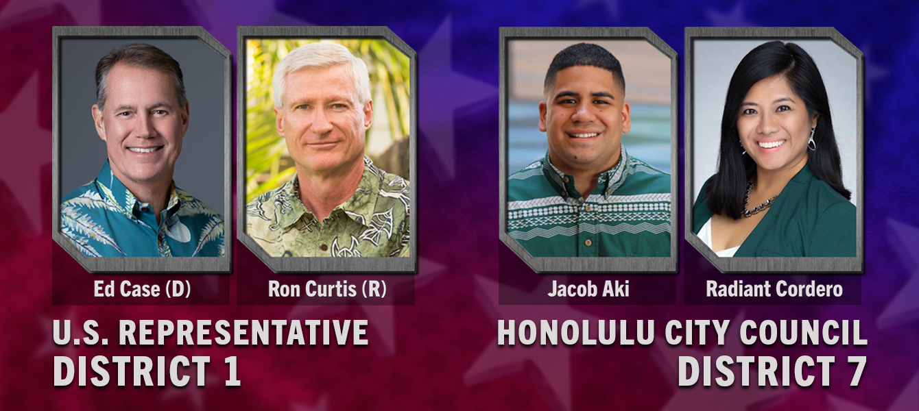Election 2020 <br/>U.S. Representative District 1 <br/>Honolulu City Council District 7 <br/>INSIGHTS ON PBS HAWAIʻI