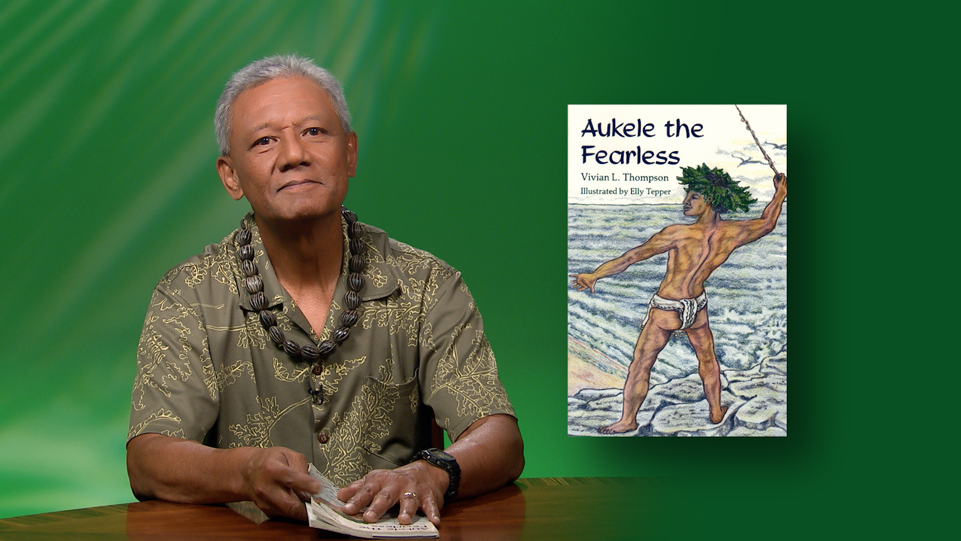 Louis “Moon” Kauakahi reads “Aukele the Fearless” <br/>GET CAUGHT READING