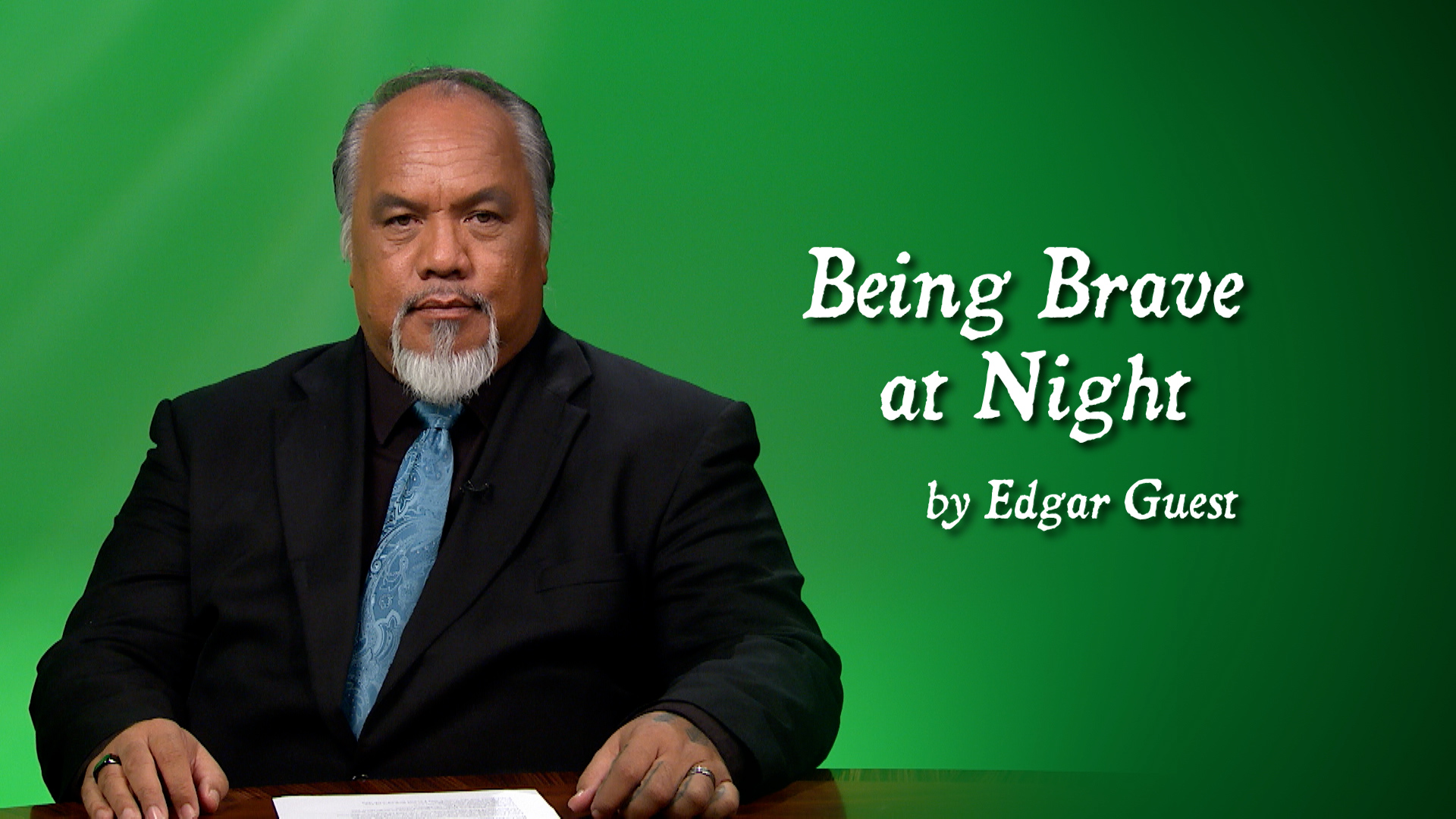 Lopaka Kapanui reads “Being Brave at Night” <br/>GET CAUGHT READING