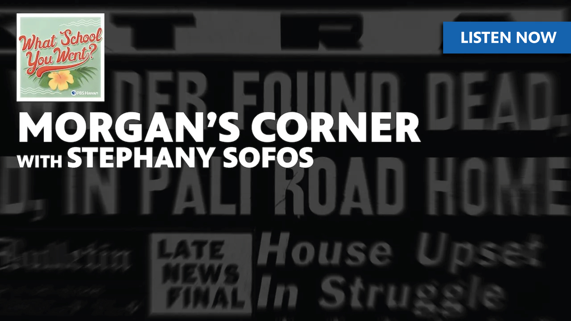 Morgan’s Corner with Stephany Sofos