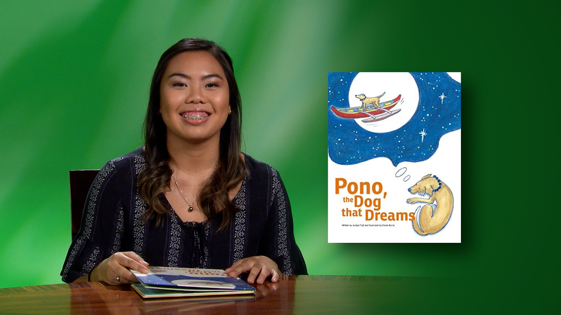 Courtney Quiamzon reads “Pono, the Dog that Dreams” <br/>GET CAUGHT READING