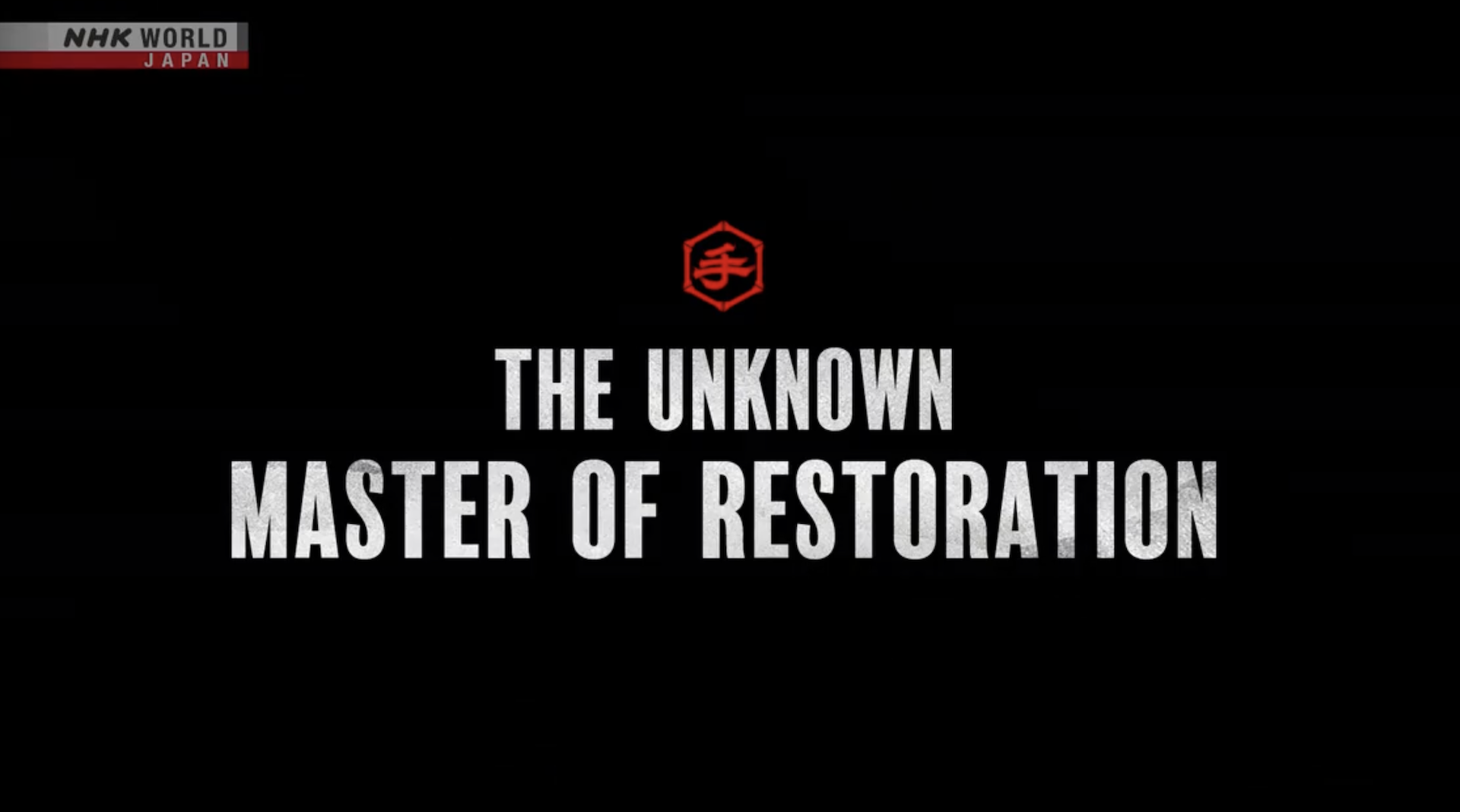 THE UNKNOWN MASTER OF RESTORATION