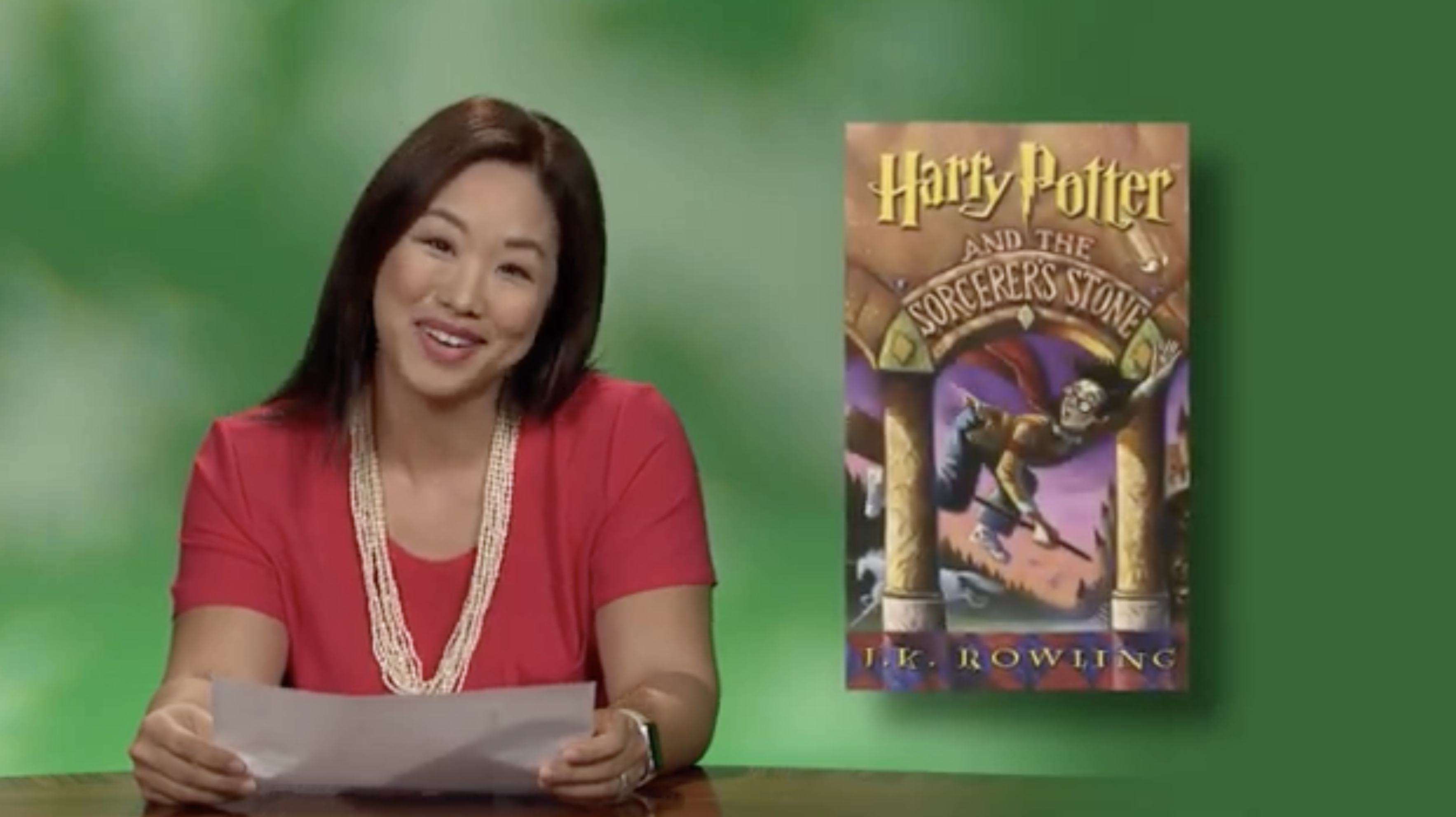 GET CAUGHT READING <br/>Joy Miura Koerte Reads J.K. Rowling&#8217;s &#8220;Harry Potter and the Sorcerer&#8217;s Stone&#8221;