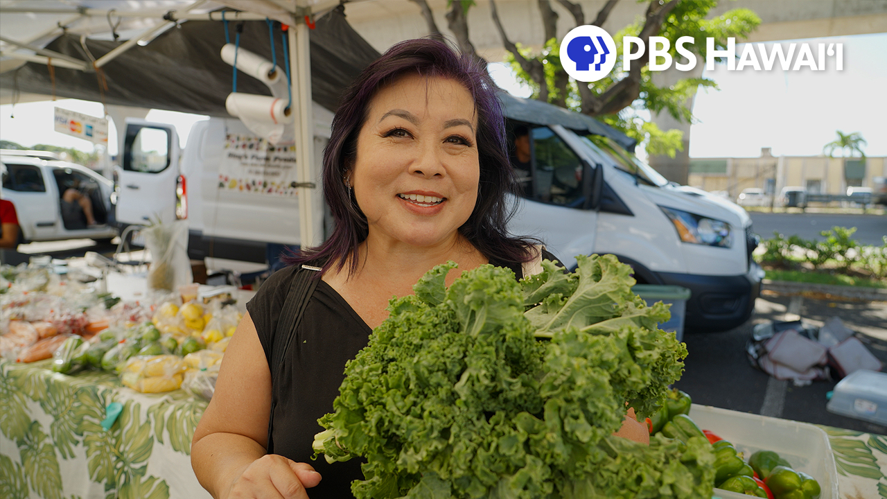 We spent the day at the Farmers Market with Melissa Chang