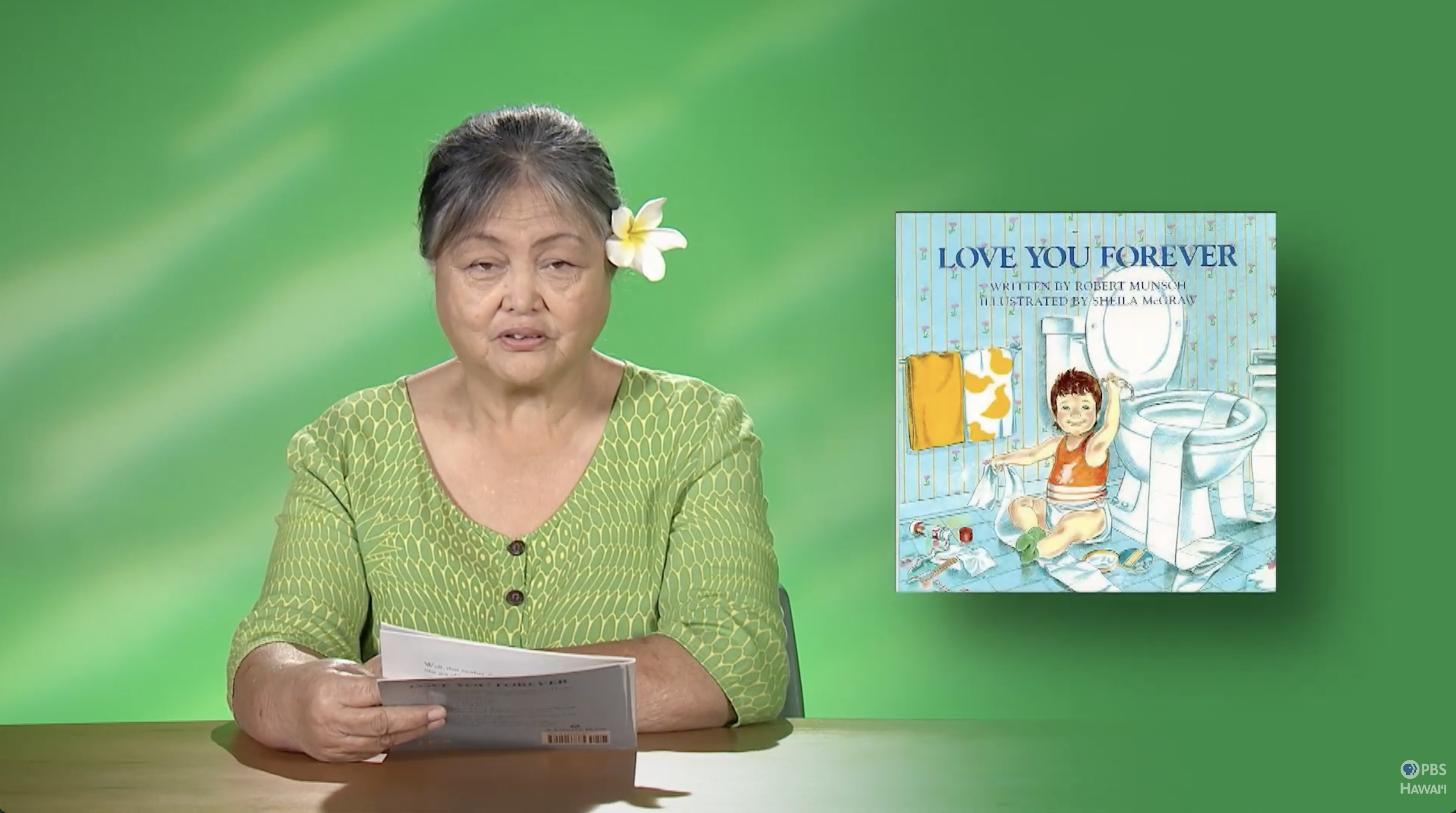 Corrina Rina Moefu reads “Love You Forever” <br/>GET CAUGHT READING