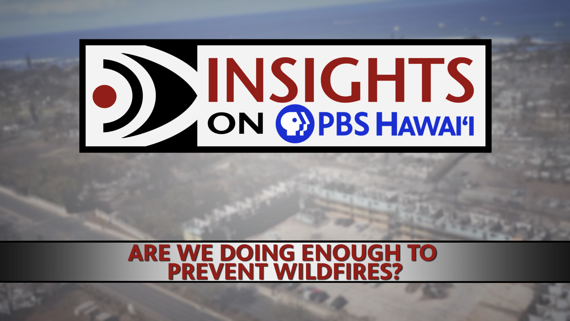 INSIGHTS ON PBS HAWAIʻI <br/>Are We Doing Enough to Prevent Wildfires?