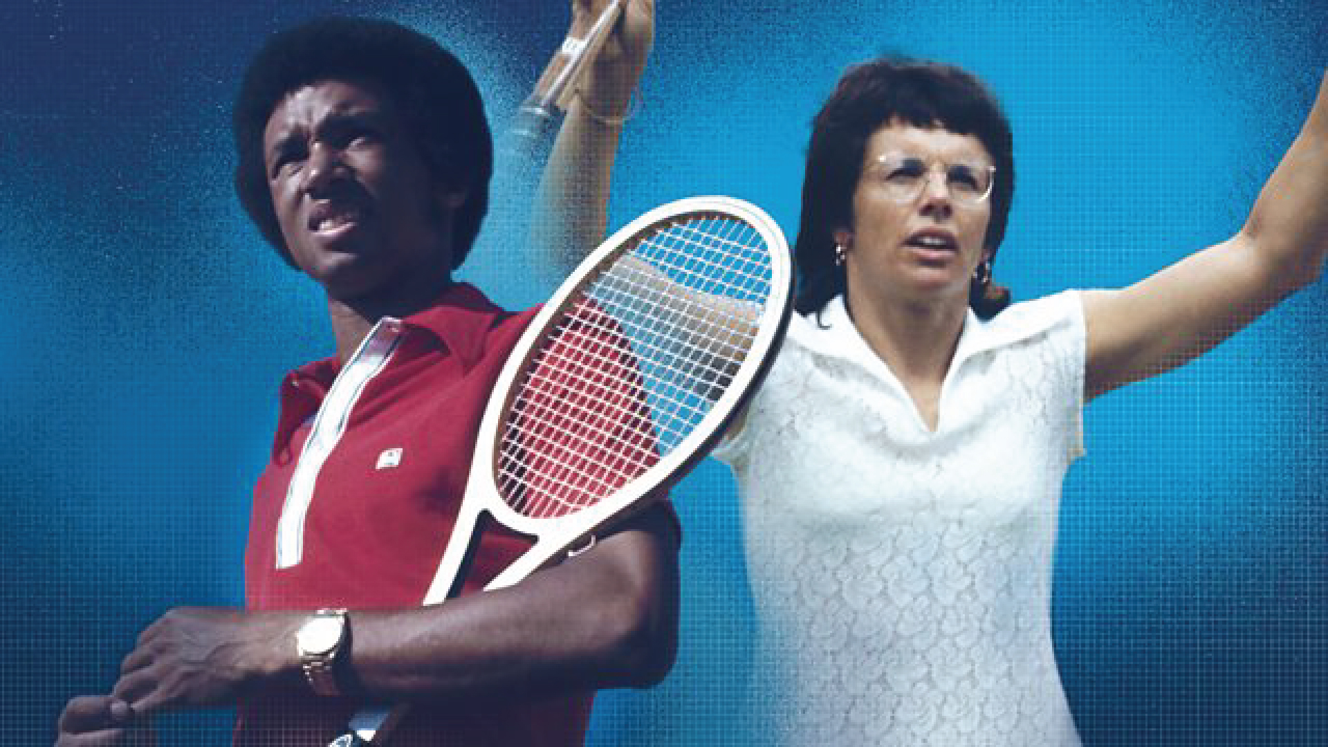 GODS OF TENNIS: Billie Jean King and Arthur Ashe