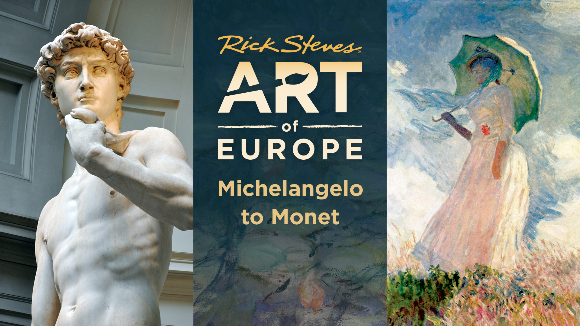 Layered title file for APT Rick Steves Art of Europe series