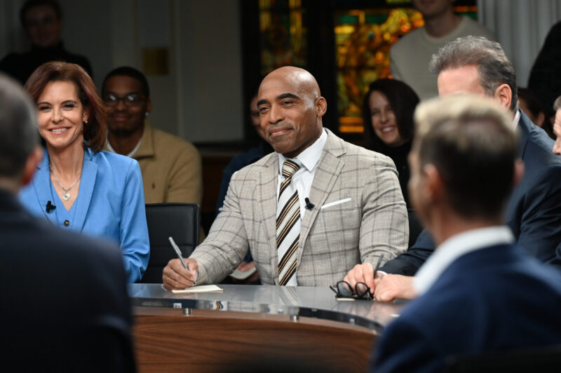 Behind the scenes photos from the PBS series "Breaking the Deadlock: Gambling with your life" filmed at the New York Historical Society in New York City on Saturday, February 7, 2026.