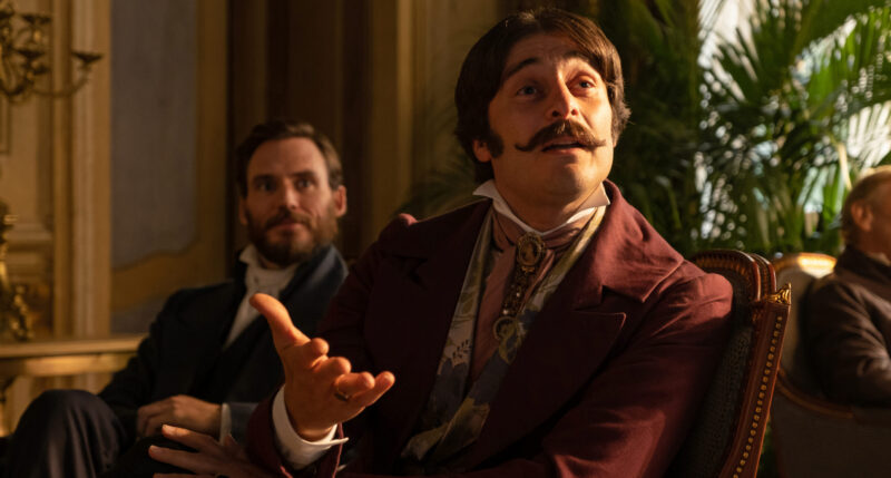 MASTERPIECE
The Count of Monte Cristo 

Episode Six: “Providence”
Sunday, April 26, 2026 at 10/9c on PBS

Now deeply involved in the inner workings of Paris high society, Edmond meddles in the lives of those he wishes to destroy. But the stakes change when poison is stolen from his lab and is used in a murder. All the while, Edmond struggles to conceal his identity from Mercedes. 

Shown L-R: Edmond Dantès (Sam Claflin), Vampa (Lino Guanciale)

For editorial use only.

Photographer: Claudio Iannone

Courtesy of Palomar and MASTERPIECE.