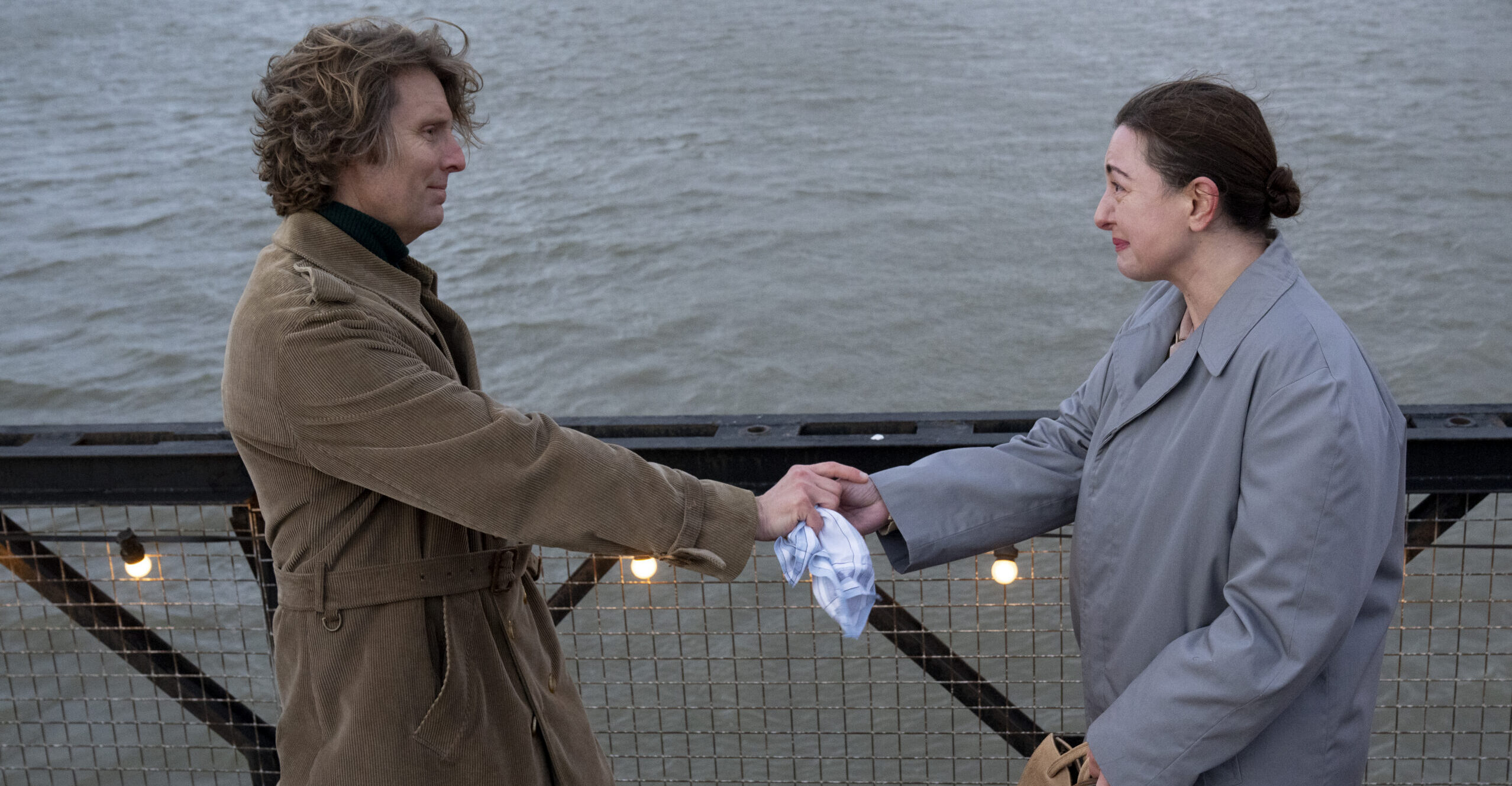 Picture Shows: "Sister Veronica (REBECCA GETHINGS)  
Geoffrey Franklin (CHRISTOPHER HARPER)  "