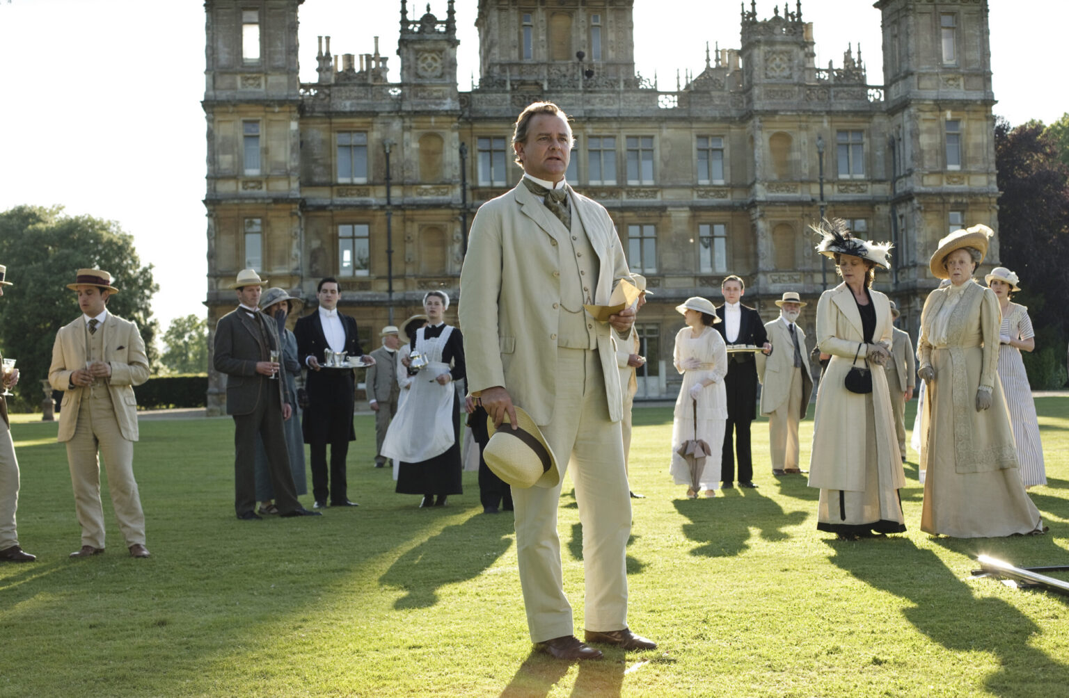 Downton Abbey on MASTERPIECE
Season 1
Shown: Hugh Bonneville as Lord Grantham
For editorial use only.

©Carnival Film &amp; Television Limited for MASTERPIECE
