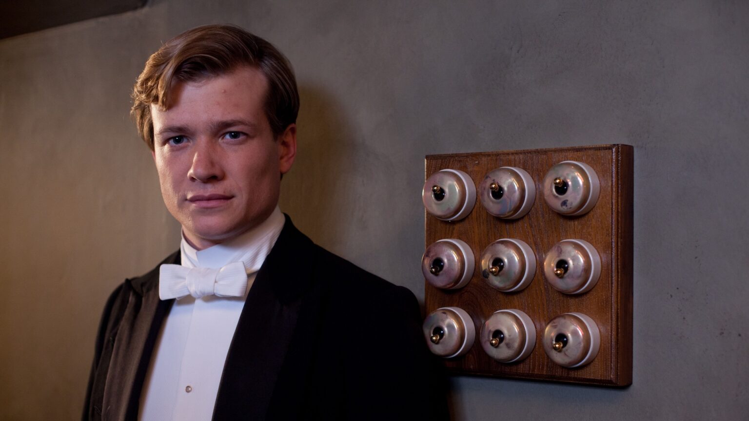 Downton Abbey Season 3
Sundays, January 6 - February 17, 2013 on MASTERPIECE on PBS - Part 5

Shown: Ed Speleers as Jimmy Kent

© Joss Barratt/Carnival Film &amp; Television Limited 2012 for MASTERPIECE
This image may be used only in the direct promotion of MASTERPIECE CLASSIC. No other rights are granted. All rights are reserved. Editorial use only. USE ON THIRD PARTY SITES SUCH AS FACEBOOK AND TWITTER IS NOT ALLOWED.